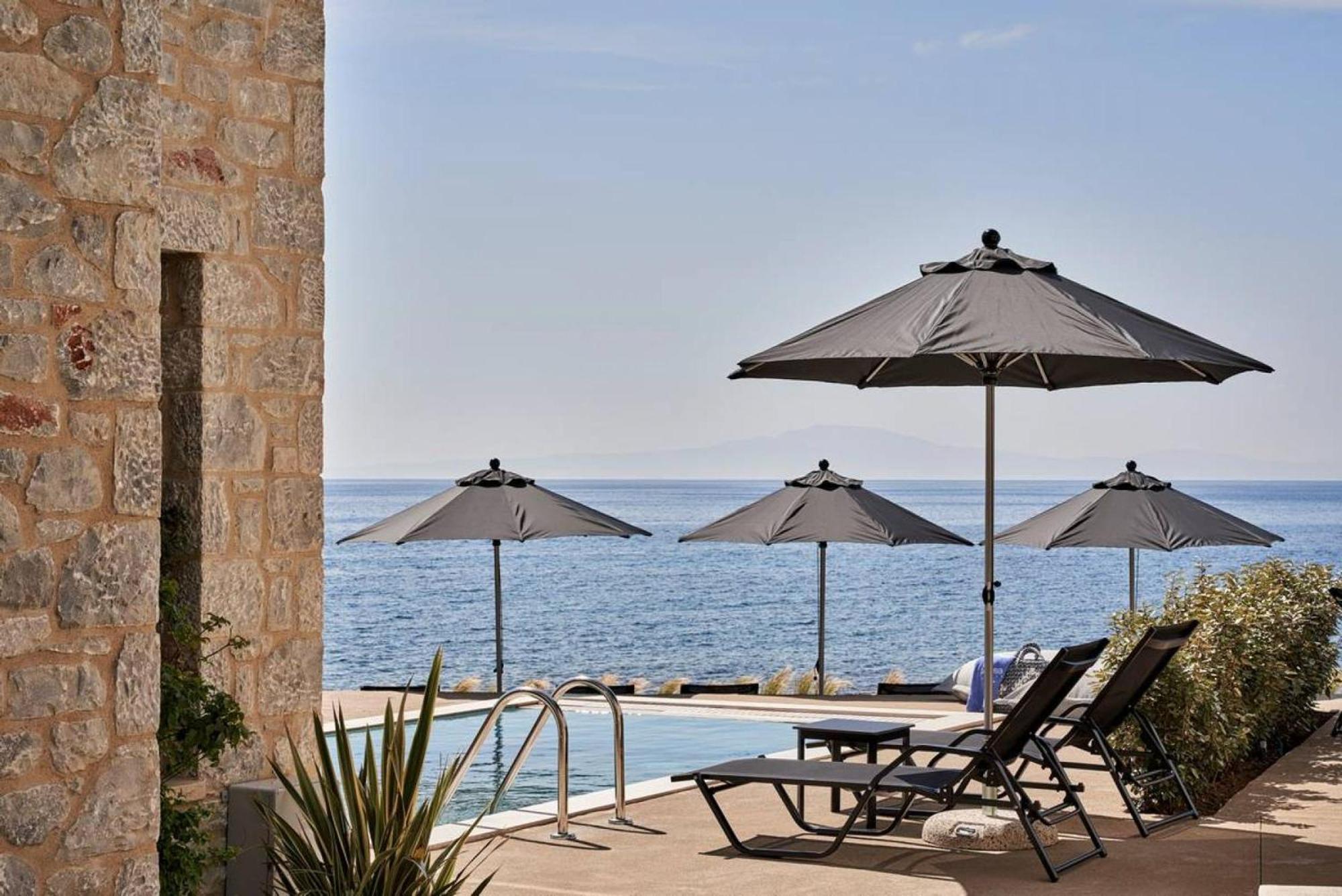 Beachfront Alassa Villas With Private Pools Kotronion  Экстерьер фото